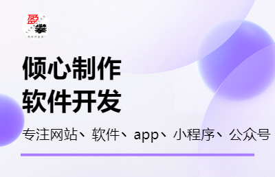 软件丶网站丶小程序丶app丶公众号开发