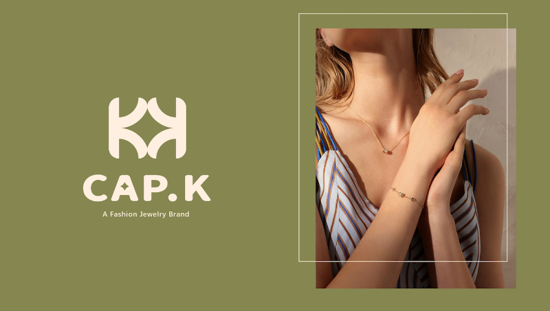 【細節(jié)設計】飾品店VI《cap.k》服帽品牌LOGO設計