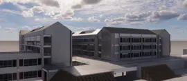 学校建筑结构模型