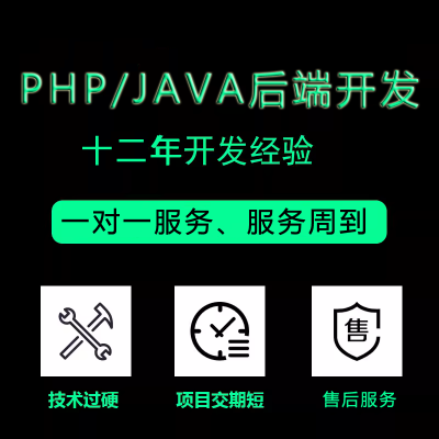 java/php问题解决代码编写接口对接程序代做后端开发