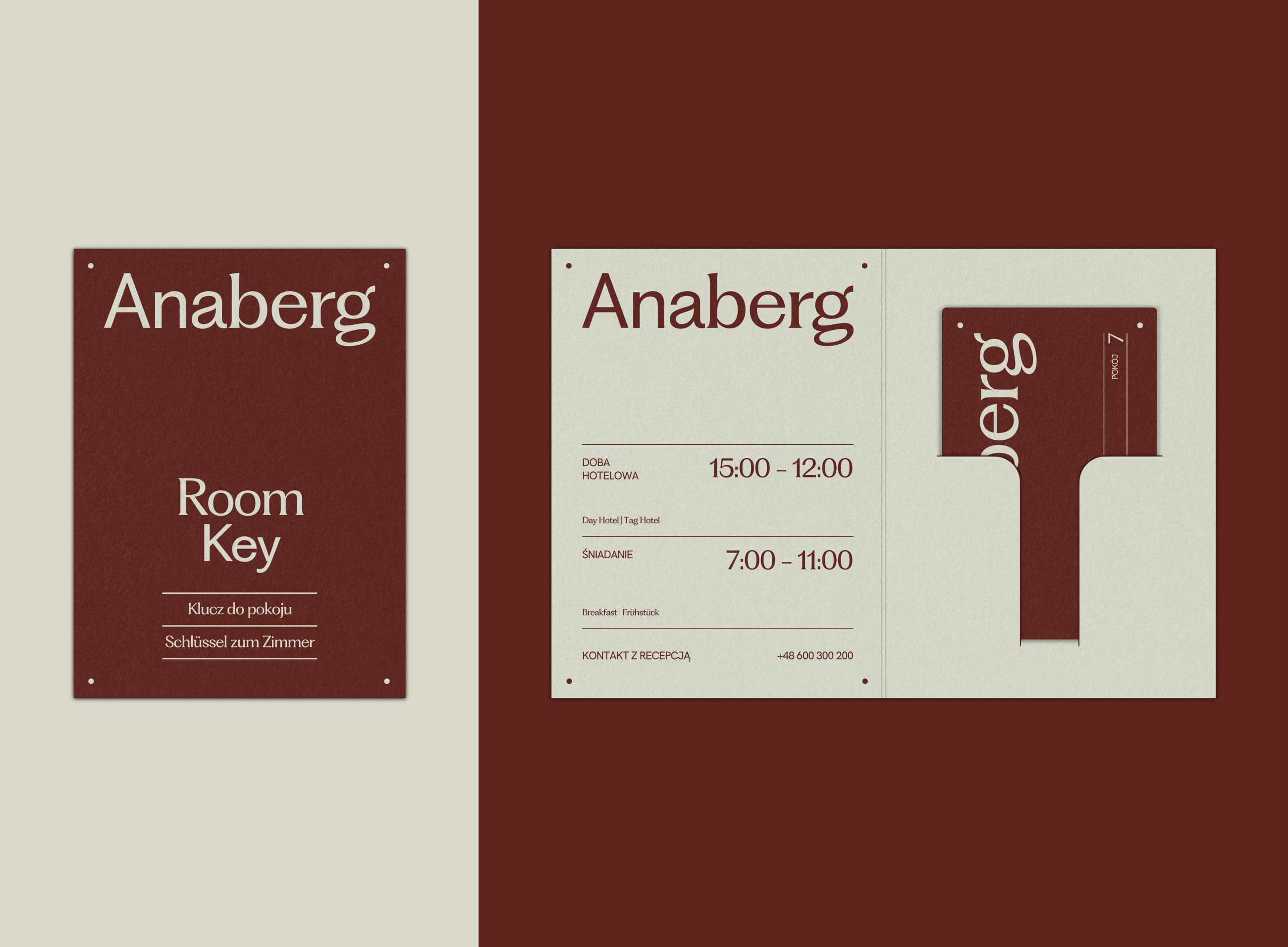 品牌形象|logo设计|Anaberg宾馆VI设计
