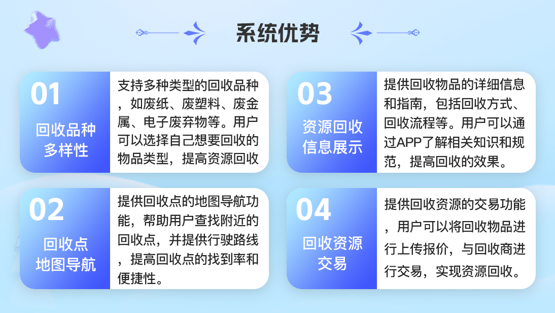 垃圾回收小程序资源废品上门分类二手闲置物品线上交易平台