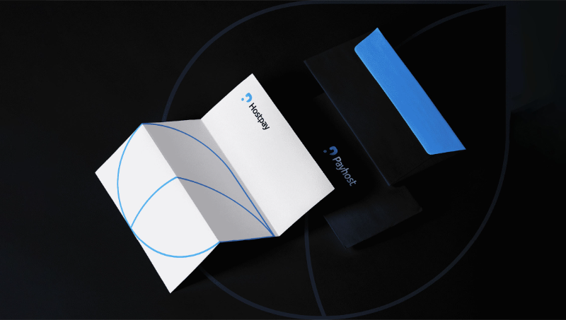 HOSTPAY企业品牌形象标识<hl>logo设计</hl>原创定制