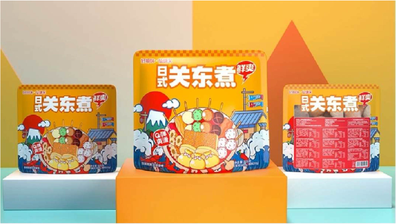 食品包裝袋包裝袋設(shè)計(jì)關(guān)東煮地方小吃包裝設(shè)計(jì)