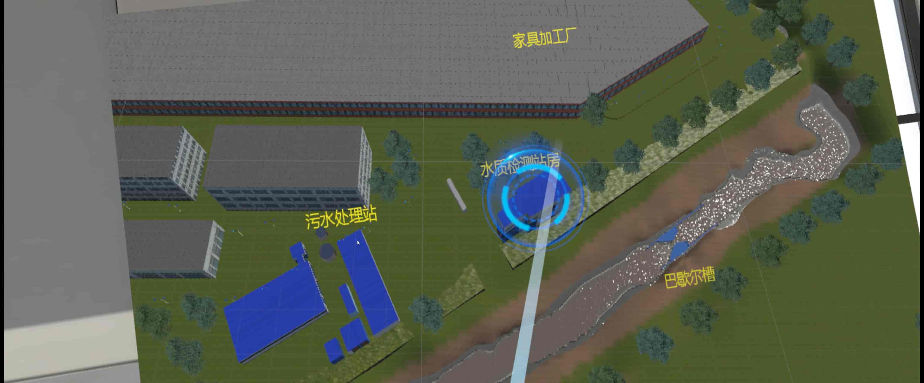 水污染智能监测VR互动场景开发