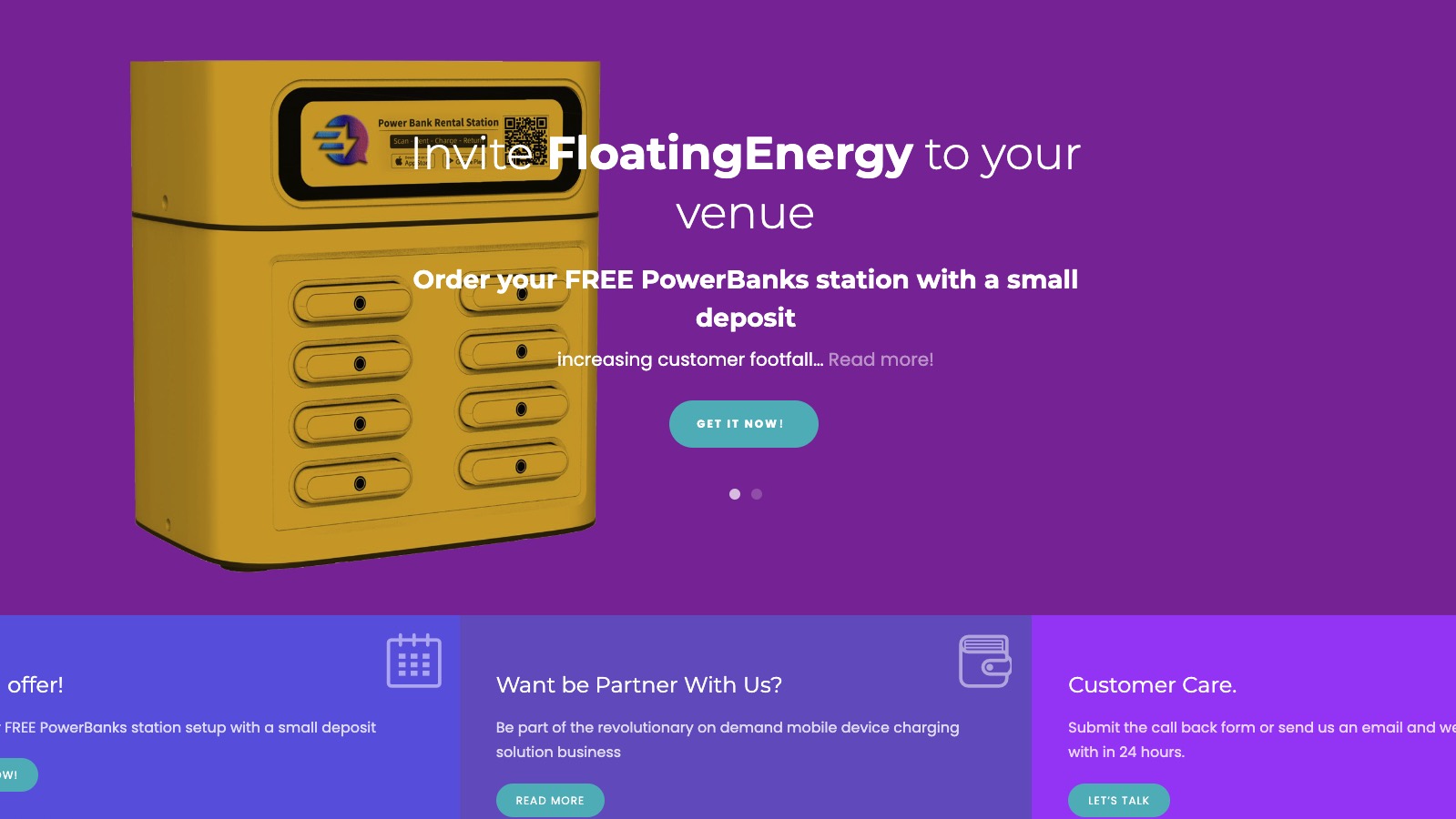 FloatingEnergy双语共享充电宝APP原生开发