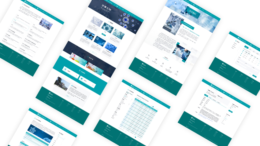 孚博生物 网站建设开发
