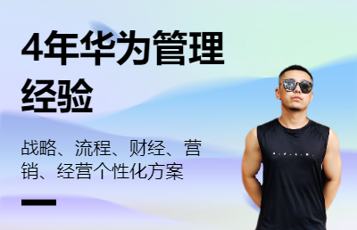 4年华为总部工作经验 | 专业化个性化企业&个人咨询服务