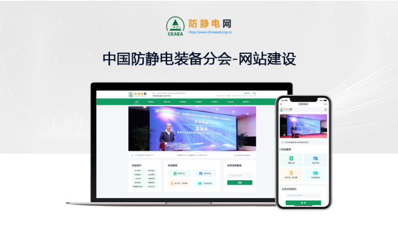 中国防静电 <hl>网站建设</hl>开发
