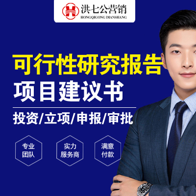 可行性研究报告编制立项申报可研报告项目计划建议书