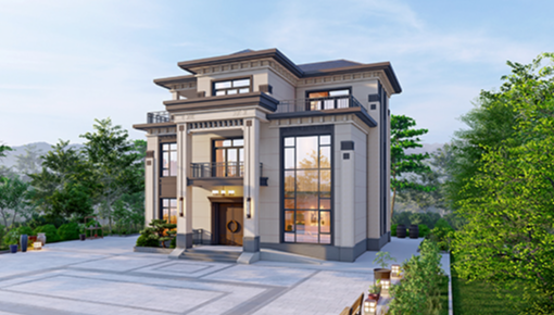 中式住宅設計/<hl>自建房</hl>設計/定制設計