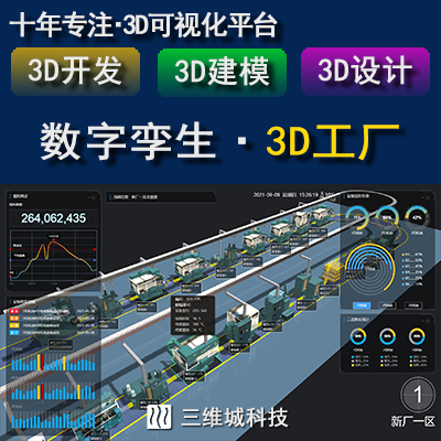 數(shù)字孿生三維3d可視化大屏webgl web3d