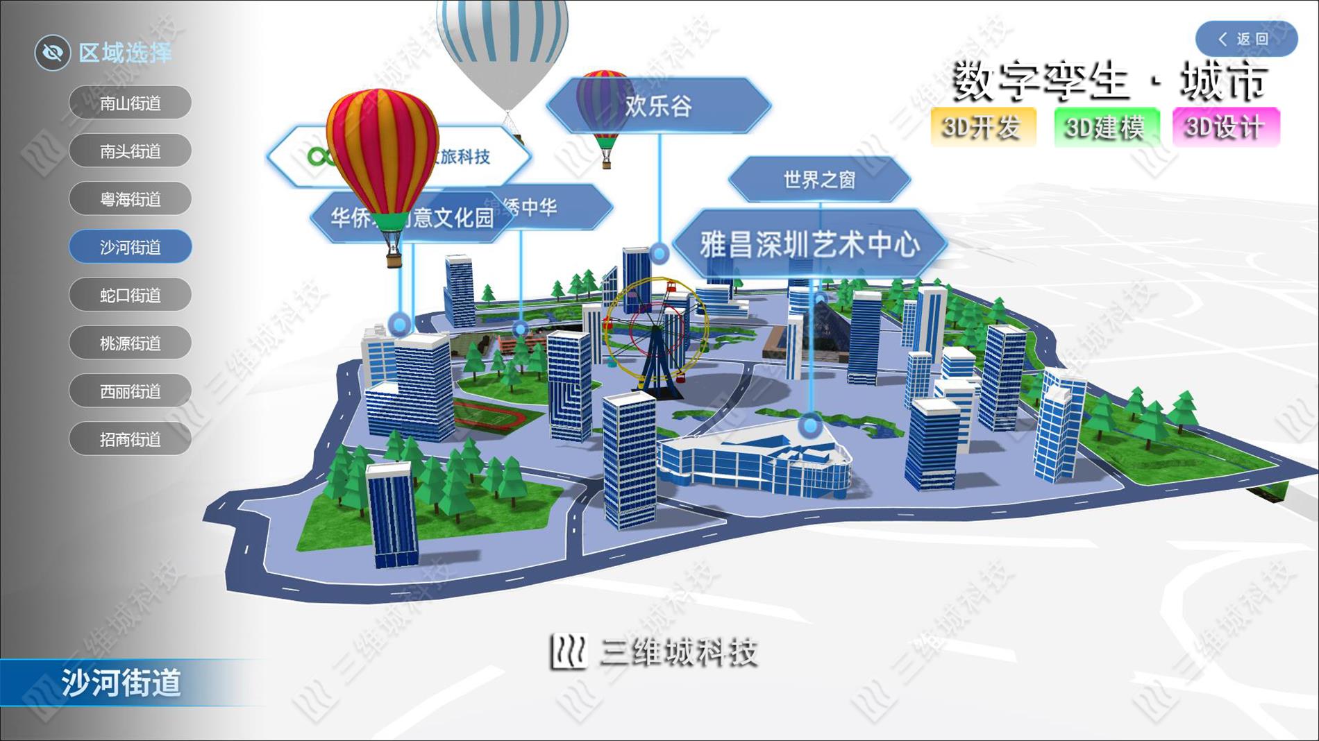 三維城科技-數(shù)字孿生3D可視化