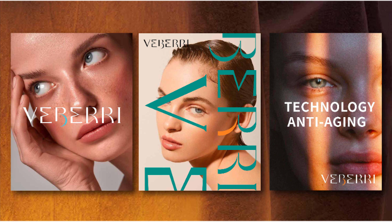 悦碧薇品牌识别护肤产品个性艺术字体LOGO标志设计