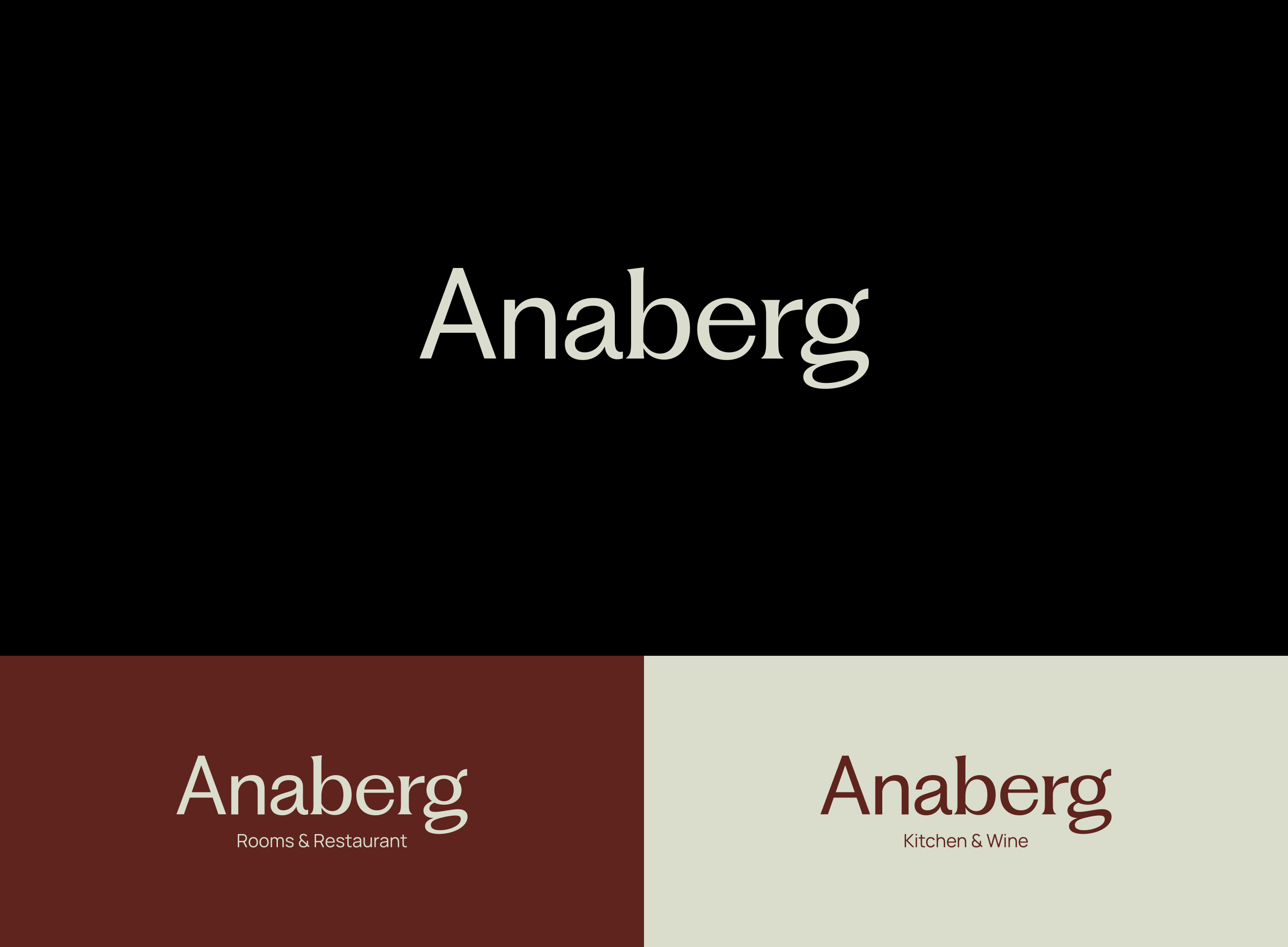 品牌形象|logo设计|Anaberg宾馆VI设计