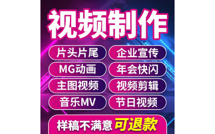 專業(yè)視頻制作視頻加字幕各種語言mg動畫企業(yè)宣傳片片頭片尾