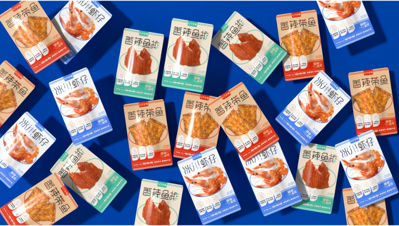 海產(chǎn)零食系列包裝設(shè)計(jì)案例