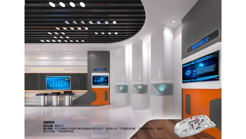 烽火科技集团企业展厅设计案例