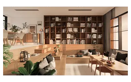 室内家装硬装软装设计空间设计别墅公寓大<hl>平层</hl>设计效果施工图