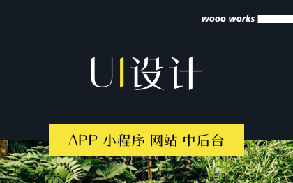 APPUI设计网站视觉设计中台后台小程序界面设计