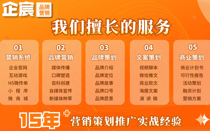 企宸網(wǎng)絡營銷策劃