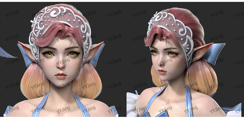 王者AIlinCG模型<hl>制作</hl>