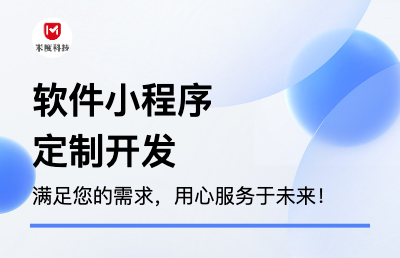 软件小程序网站定制开发