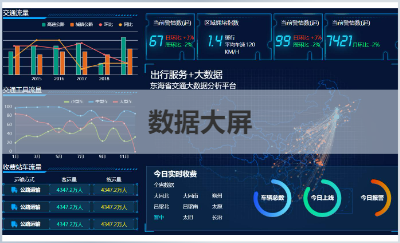 数据统计数据大屏系统