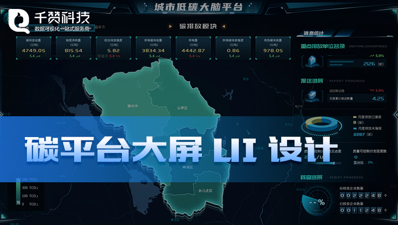 低碳排放監(jiān)控新能源安全檢測(cè)數(shù)據(jù)可視化UI設(shè)計(jì)平臺(tái)