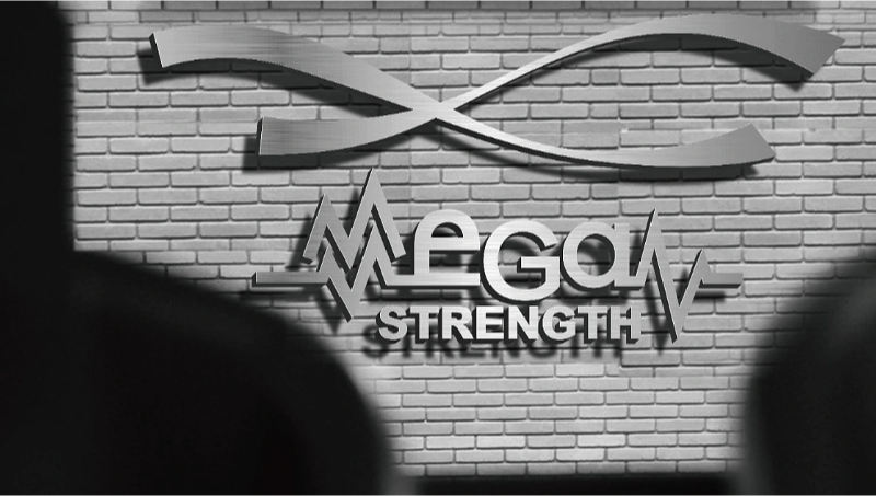 MEGA STRENGTH-健身房<hl>LOGO设计</hl>