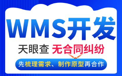 WMS仓库管理系统定制出入库调拨库存质检包装管理软件开发