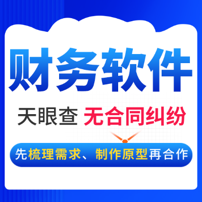 财务软件开发出纳记账管理系统财务报表银行明细表科目管理