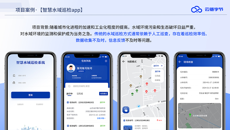 智慧水域污水巡检app