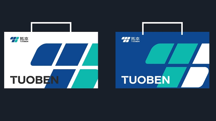 拓本TUOBEN-生物科技品牌logo设计+VI设计