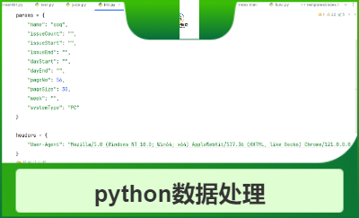 python数据处理软件开发