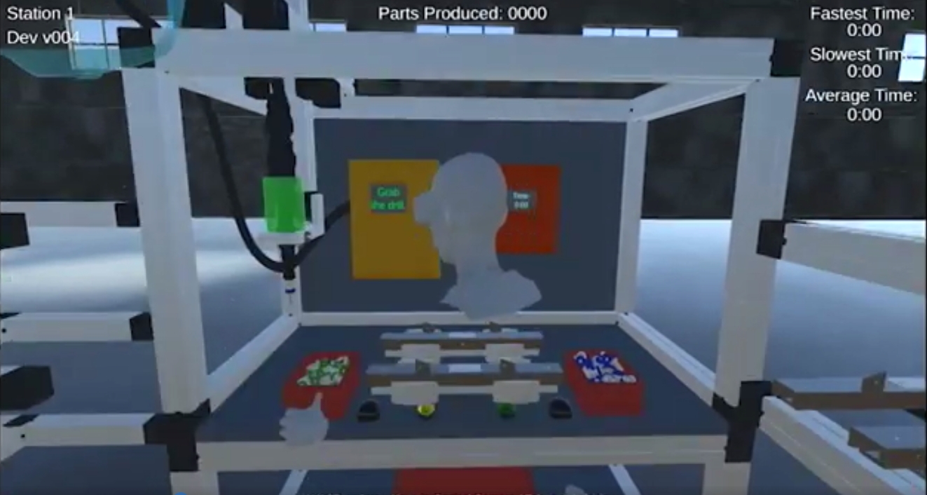 VR 虚拟现实座椅安装培训