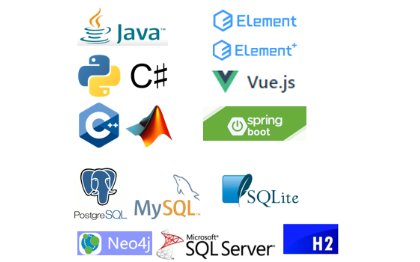 Java<hl>网页</hl>前后端<hl>开发</hl>；C/C++/Matlab算法实现