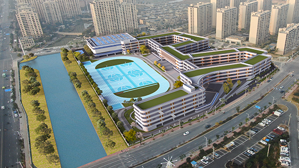 建筑<hl>建模</hl>，外立面表現(xiàn)，鳥(niǎo)瞰效果圖，效果圖制作，實(shí)景結(jié)合
