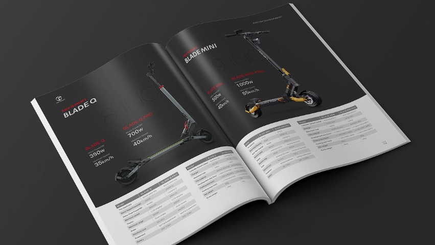 高端电动车电动摩托车产品画册设计新能源画册设计
