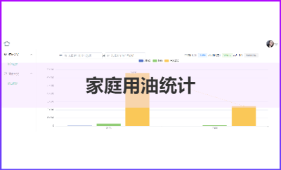 個(gè)人家庭用油統(tǒng)計(jì)平臺(tái)