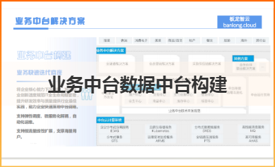 南方航空業(yè)務(wù)中臺(tái)數(shù)智化構(gòu)建