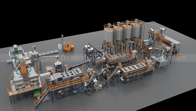 工厂园区水厂BIM建筑城市3D建模效果图渲染3d可视化