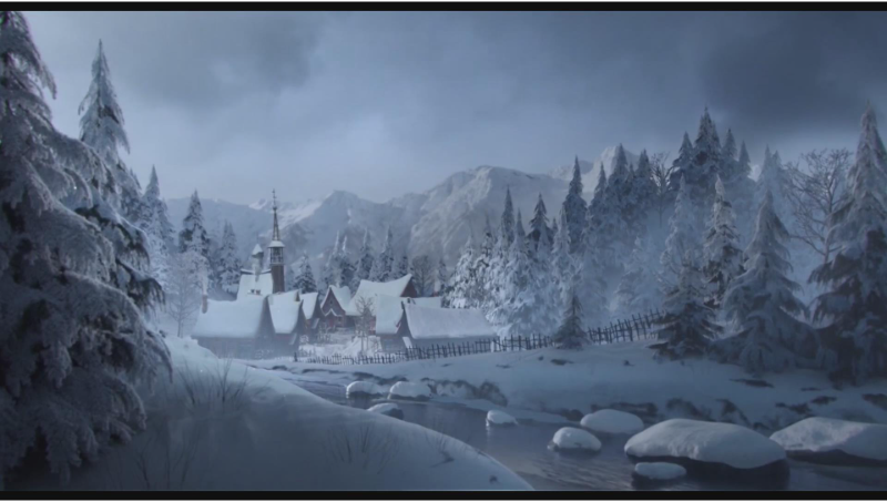 《雪庄惊魂》- 三维动画项目