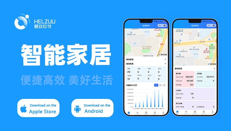 楼宇设备自控系统视频监控门禁智能照明能源家居物联网APP