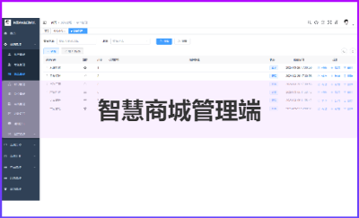 智慧商城管理端和小程序開(kāi)發(fā)