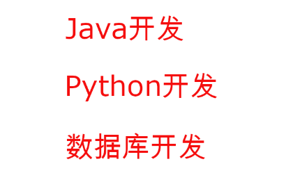 Java、Python、数据库开发、软件二次开发