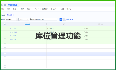 库位管理功能开发,手机端实现物料的出入库绑定。