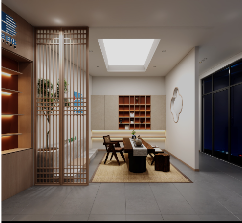 日化香精香料展廳設(shè)計(jì)公裝效果圖設(shè)計(jì)