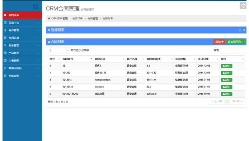 企業(yè)運(yùn)營(yíng)系統(tǒng)，員工管理，營(yíng)銷管理，客戶管理，客戶訂單管理