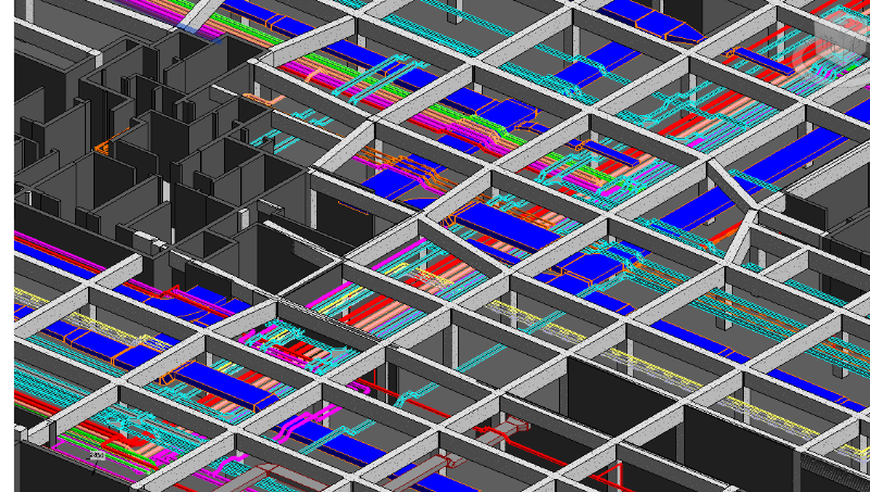 地库BIM管线综合设计
